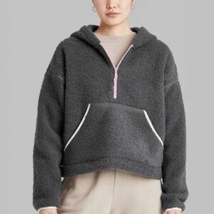 Wild Fable Dark Grey Sherpa